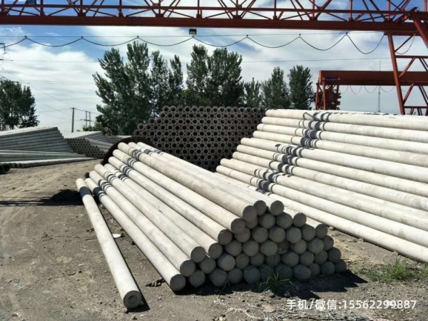 西安190*10米非预应力水泥电线杆